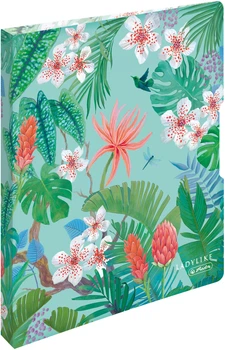 Папка-регистратор Herlitz Ladylike Jungle пластиковая на кольцах А4 16 мм (50044030)