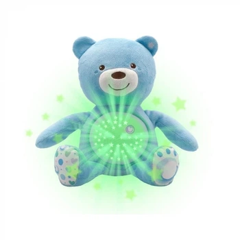 Игрушка музыкальная Chicco Ночник Медвежонок, голубая 08015.20