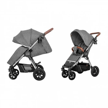 Прогулянкова коляска CARRELLO Supra CRL-5510 Carbon Grey +дощовик L