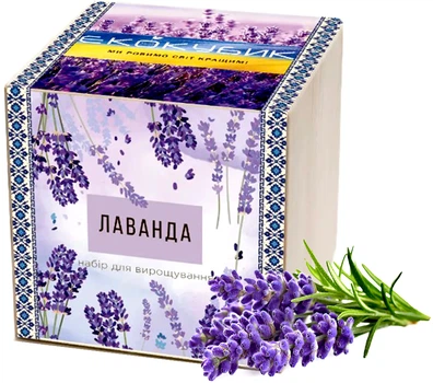 Набор для выращивания Экокубик Лаванда LK 114-10817372