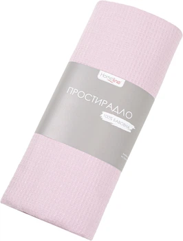 Простирадло Home Line Вафельне Полуторне 150х200 см Рожеве (176470 HL)