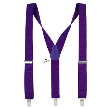 Подтяжки Bow Tie House длинные мужские фиолетовые 3.5 см Y 08129L