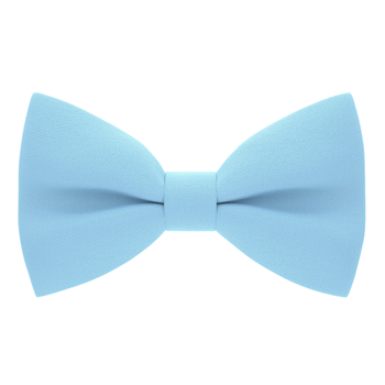 Бабочка Bow Tie House большая пастельно-голубая однотонная с габардина 09445L