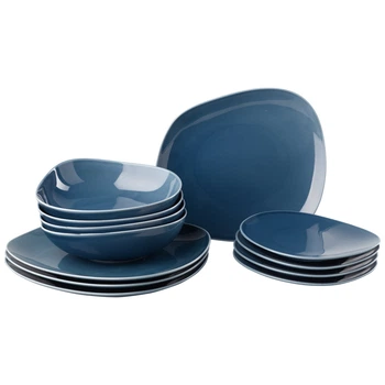 Набір тарілок 12 од. Organic Turquoise Villeroy&Boch 1952917271