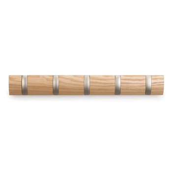 Вешалка настенная дерево Flip Umbra 50,8х6,5х3 см (318850-390)