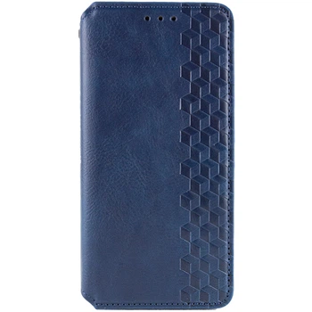 Шкіряний чохол книжка GETMAN Cubic (PU) для Samsung Galaxy M14 5G Синій