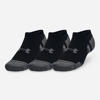 Набор носков Under Armour UA Performance Cotton 3pk NS 1379526-001 коттон M 3 пары Черный (196884008918)