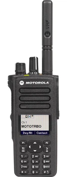 Радиостанция портативная Motorola dp4801E vhf fkp gps bluetooth WiFi в комплекте батарея 2100mAh + клипса + антенна + зарядное устройство