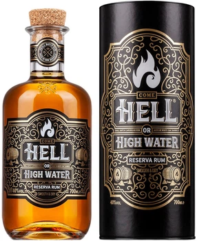 Ром Hell or High Water Reserva Rum in Giftpack 0.7 л 40% (6430043090005_gift)