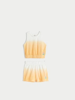 Летний костюм, комплект топ и шорты для девочек H&M 11-12 лет 152 см
