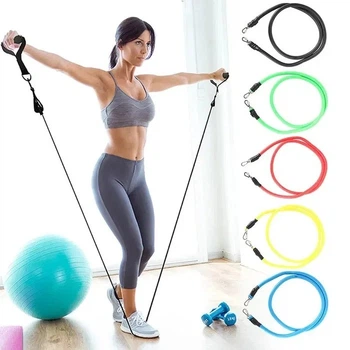 Набор резинок-эспандеров для фитнеса Power Resistance Bands 1,2 м (003JTBNDS-A) CLS55