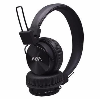 Наушники беcпроводные Черный Nia X3 Black с микрофоном (33547BKNSH) TIN66