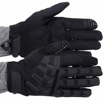 Перчатки тактические с закрытыми пальцами Zelart Military Rangers 9875 размер L Black