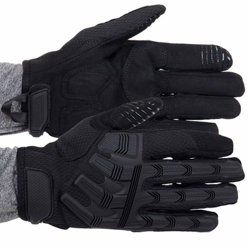 Перчатки тактические с закрытыми пальцами Zelart Military Rangers 9875 размер XXL Black