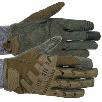 Перчатки тактические с закрытыми пальцами Zelart Military Rangers 9875 размер XXL Olive