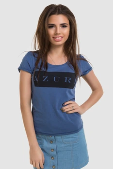 Футболка Azuri 5411 M Синяя (44062040)