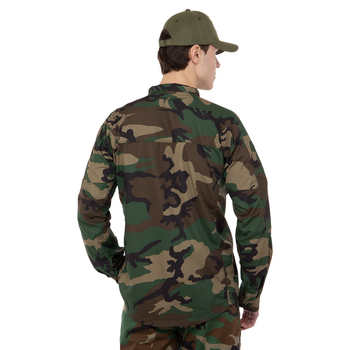 Китель тактичний Military Rangers ZK-JK6006 Колір: Камуфляж Woodland Розмір: 3XL (52-54)