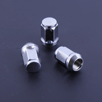 Гайка 14х1,5х35 хром конус закр. з виступ. ключ 19 (10 шт) (пакет) F 317