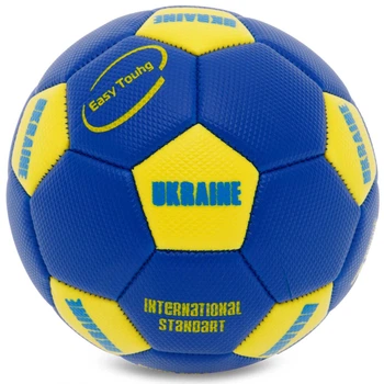 Мяч футбольный сувенирный № 2 Ukraine Украина International Standart Zelart 4099-U6 Blue-Yellow