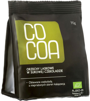 Orzechy Laskowe w surowej czeko Cocoa Bio 70 g (5908268768111)