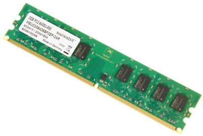 Модуль пам'яті DDR2 2Gb SWISSBIT 667 MHz (DDR2 2Gb SWISSBIT 667 MHz) Б/в