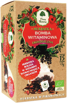 Herbata Dary Natury Bomba Witaminowa Eko Piramidki 15x3 g (5903246869750)
