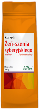 Suplement diety Flos Żeń Szeń Syberyjski Korzeń Mielony 100 g (5905279799417)