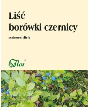 Herbatka ziołowa Flos Borówka Czernica Liść 50 g (5906365702038)