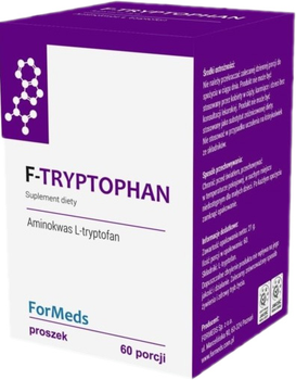 Suplement diety Formeds F-Tryptophan 60 porcji układ nerwowy (5902768866896)