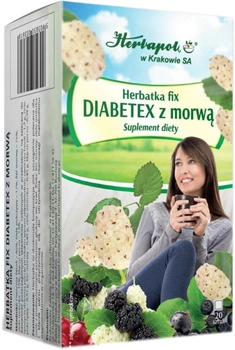 Herbatka Herbapol Diabetex Z Morwą Fix 1.5gx20 (5903850003618)