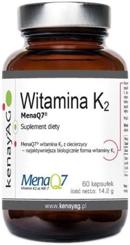 Дієтична добавка Kenay Вітамін K2 Mena Q7 60 капсул (5900672152227)
