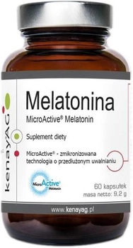 Suplement diety Kenay Melatonina MicroAcitve 60 kapsułek sen (5900672154146)