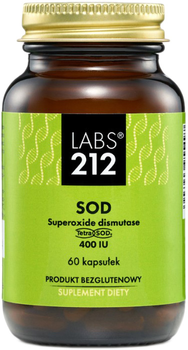 Suplement diety LABS212 Sod 60 kapsułek superoxide dismutase (5903943955497)
