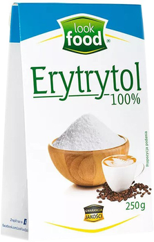 Zamiennik cukru Look Food Erytrytol 100 % 250g (5902340970096)