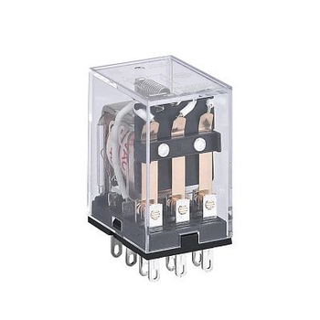 Проміжне реле 5А 3к 220V AC JZX-22F(D) з індикатором [285202] CHINT