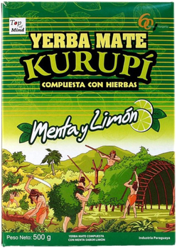 Herbata Yerba Mate Kurupi Ginger Menta Limon 500 g (7840127001848)