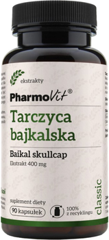 Дієтична добавка Pharmovit Шоломниця байкальська 400 мг 90 капсул (5902811236447)