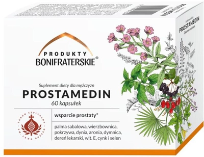Добавка Produkty Bonifraterskie Простамедін 60 капсул (5901969621099)