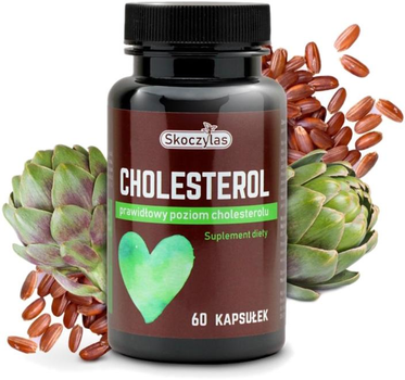 Дієтична добавка для зниження холестерину Skoczylas Cholesterol 60 капсул (5903631208003)