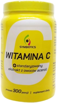 Дієтична добавка Symbiotics Вітамін С у порошку 300 г (5906874160718)