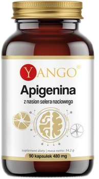 Suplement diety Yango Apigenina z nasion selera naciowego 90 kapsułek (5903796650228)