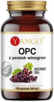 Екстракт виноградних кісточок Yango Opc 300 мг 90 (5905279845510)