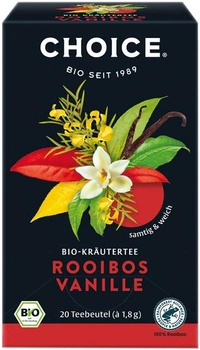 Herbata Choice Rooibos Wanilia BIO 20x1.5g (4012824000360)
