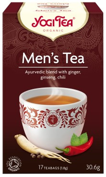 Органічний чай для чоловіків Yogi Tea Mens Tea 17x18 г (4012824401389)