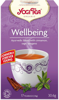 Органічний чай Yogi Tea Wellbeing 17x18 г Relax (4012824401587)