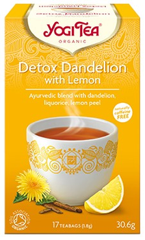 Herbata Yogi Tea Detox Dandelion Lemon Bio 17x1.8 g (4012824401860)