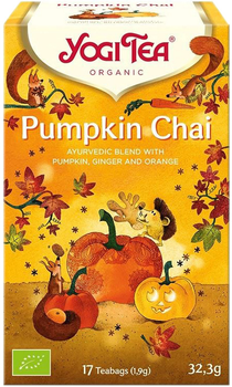 Herbata Yogi Tea Pumpkin Chai Bio 17x1.9 g (4012824405455)