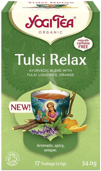 Herbata Yogi Tea Tulsi Relax Bio 17x2 g (4012824405622)