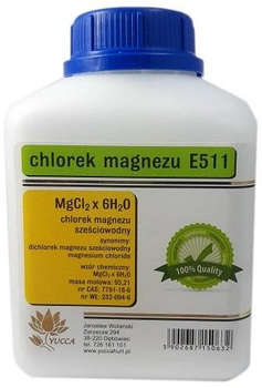 Suplement diety Yucca Chlorek Magnezu 500g sześciowodny (5902687150632)