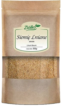 Suplement diety Ziółko Siemię Lniane złociste ziarno 500g (5904323160074)